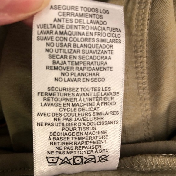 Aspen Tan & Orange Quarter-Zip Pullover with Front Zip Pockets Size L - Picture 10 of 10